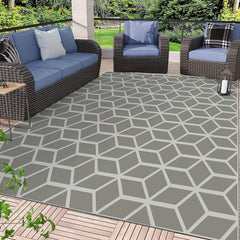 Non-slip Outdoor Area Rug Waterproof Patio Clearance Machine Washable