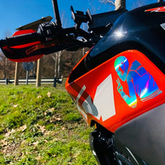 1pc 15x11CM Respect Biker Sticker For Car Motorcycle Vinyl 3D Stickers
