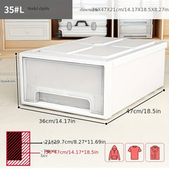 Drawer Type Storage Box for Underwear and Clothes