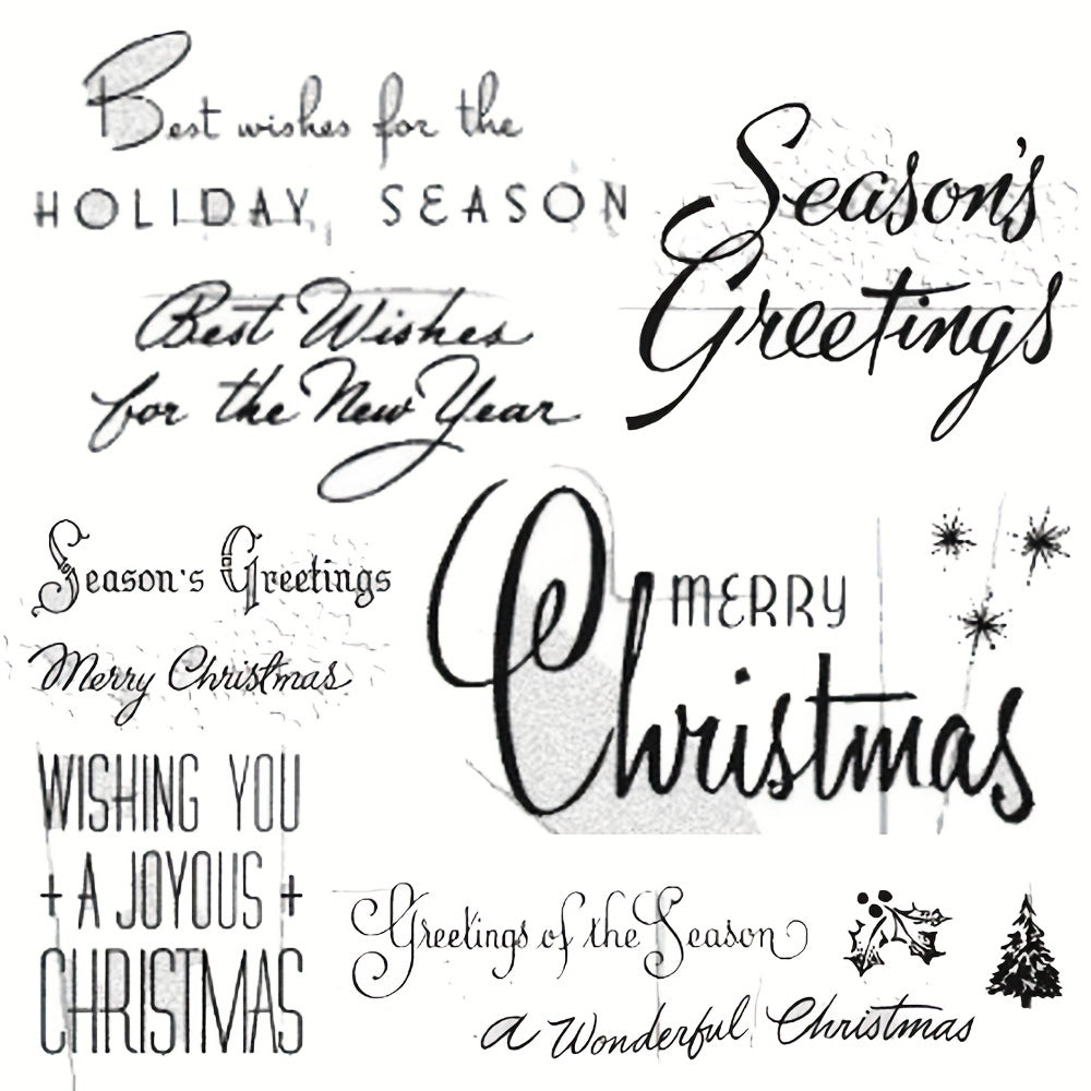 Character Clear Stamps for Scrapbooking Decor Embossing DIY Greeting Card