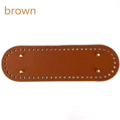 PU Leather Bag Bottom for Women DIY Purse Handbag