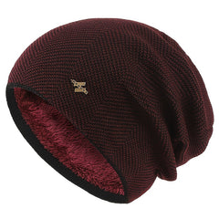 Men's Thermal Knitted Hat Winter Hair Protection