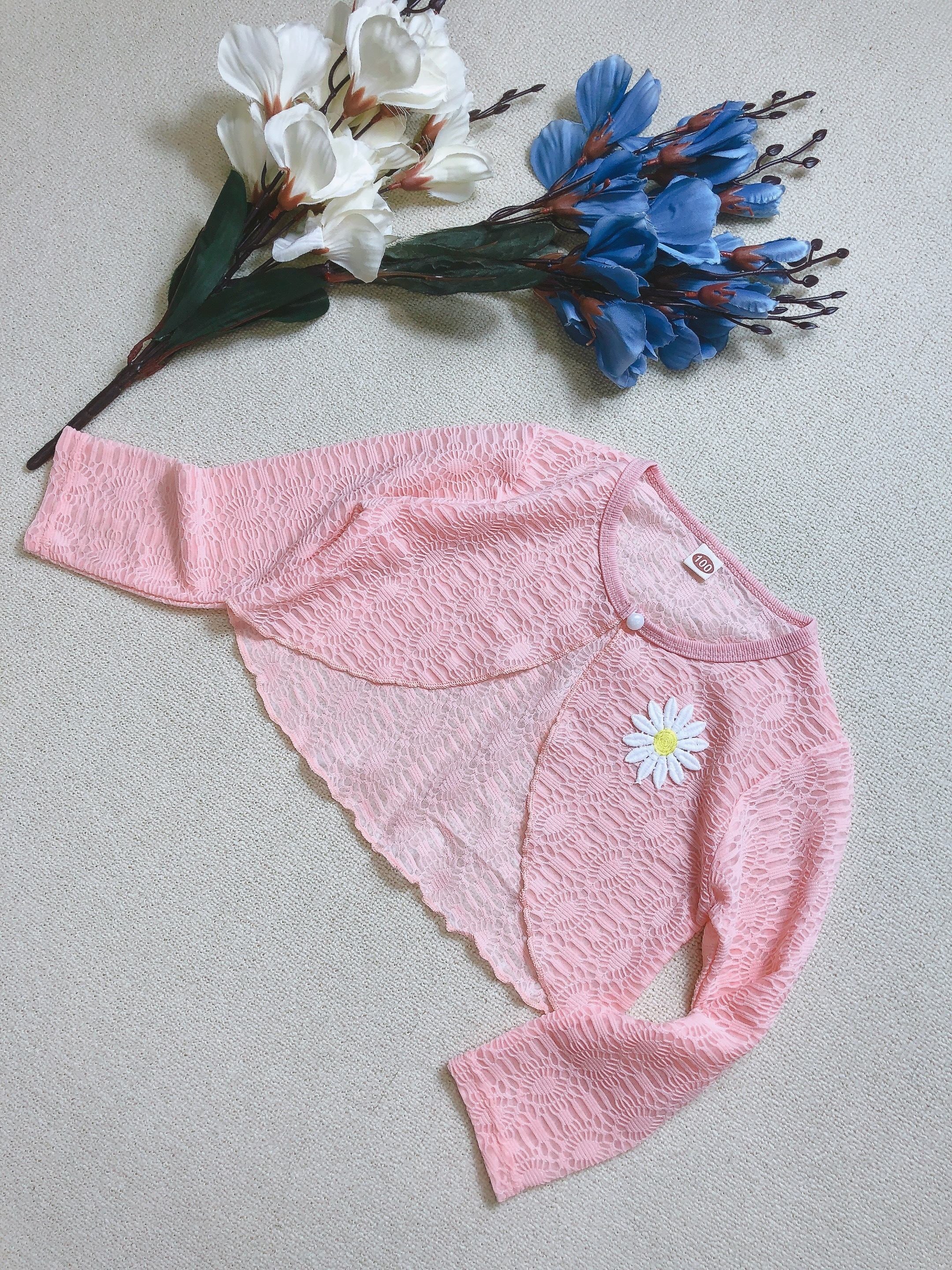 Kid s Lace Sunscreen Shawl Long Sleeve UV Protection Cardigan