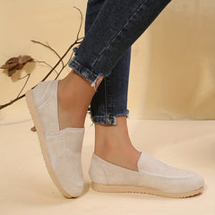 Women's Comfy Flat Loafers Slip On Low Top Shoes