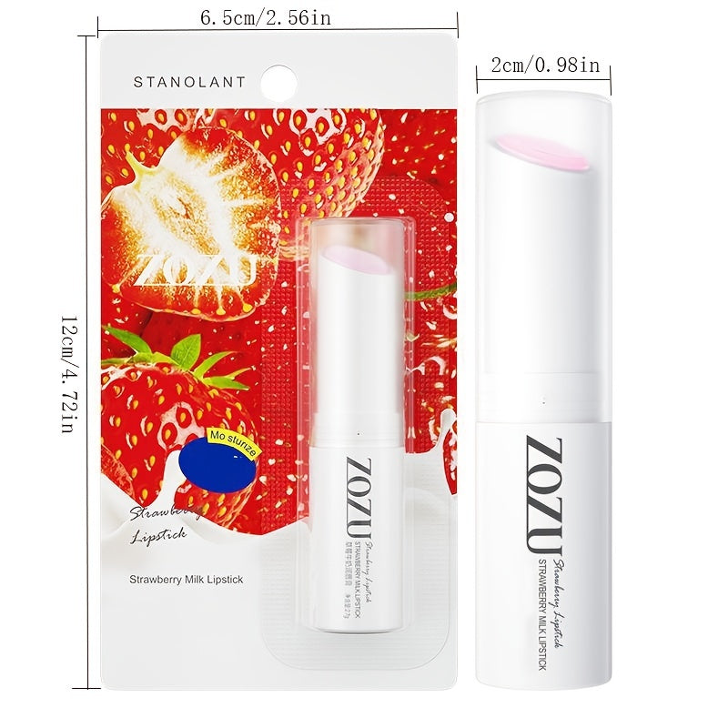 Strawberry Lip Balm Moisturizing Lip Care Hydrates Cracked Lips