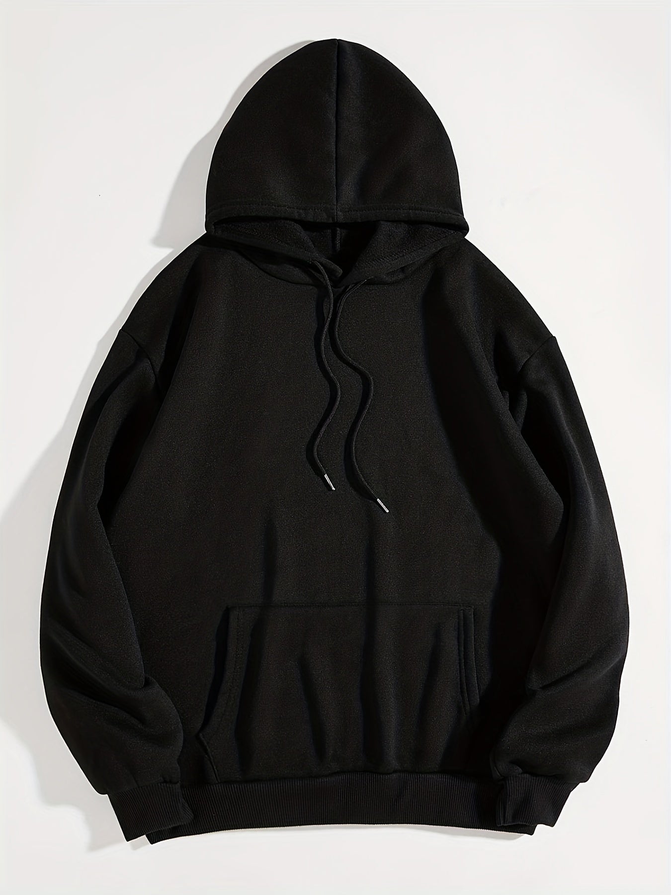 Warm Hooded Sweatshirt Front Pocket Fleece Hoodie Women's Sporty Sweatshirt