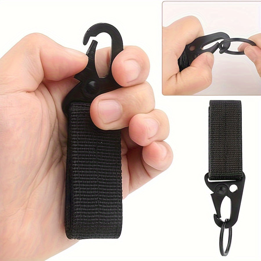 Nylon Webbing Hanging Buckle Eagle Mouth Keychain