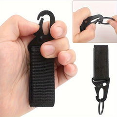Nylon Webbing Hanging Buckle Eagle Mouth Keychain