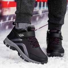 Women's Waterproof Snow Boots Non-slip Winter Outdoor Hiking Shoes