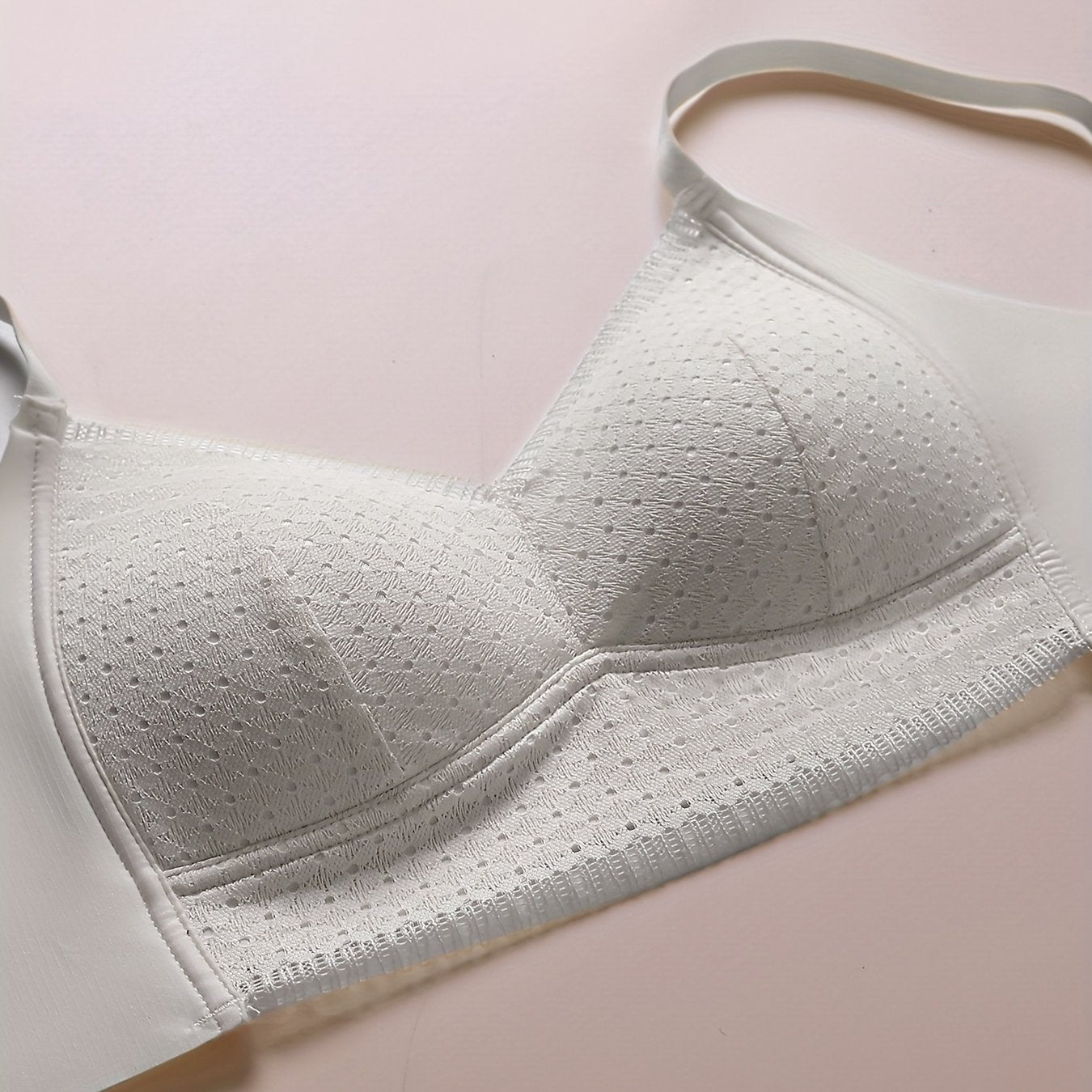 Lace Wireless Push Up Bra - Comfortable & Breathable