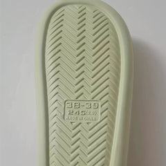 Women's Solid Pillow Slides Soft Sole Non-slip Home Shoes