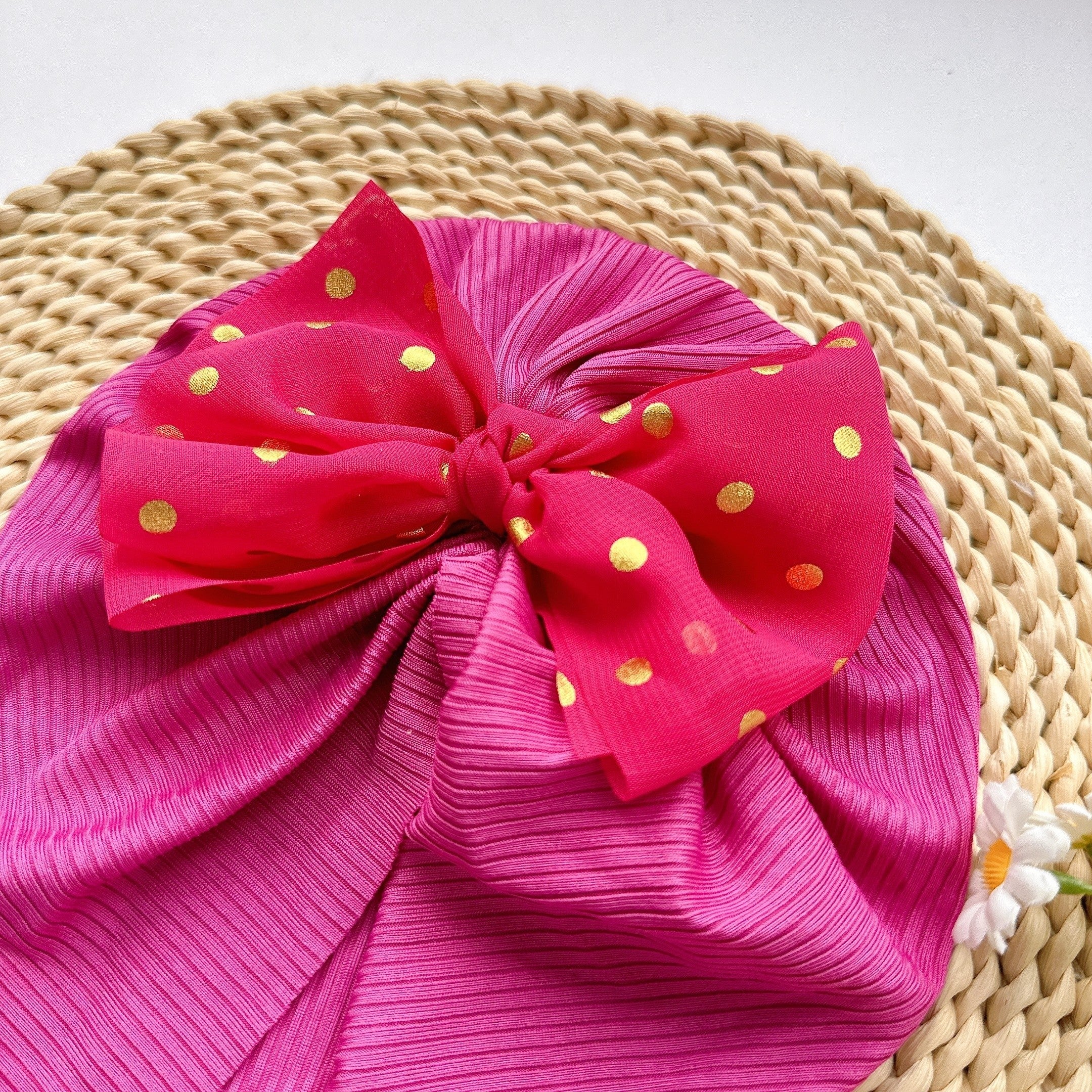 Infant Bow Hat Soft Headband Spring Summer Thin Comfortable
