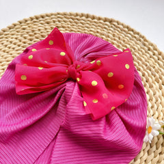 Infant Bow Hat Soft Headband Spring Summer Thin Comfortable
