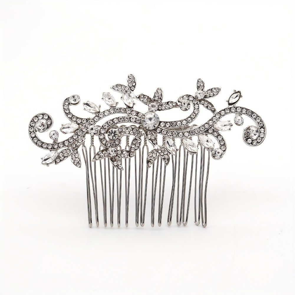 Rhinestone Hair Comb Head Jewelry Hair Accessories for Prom
