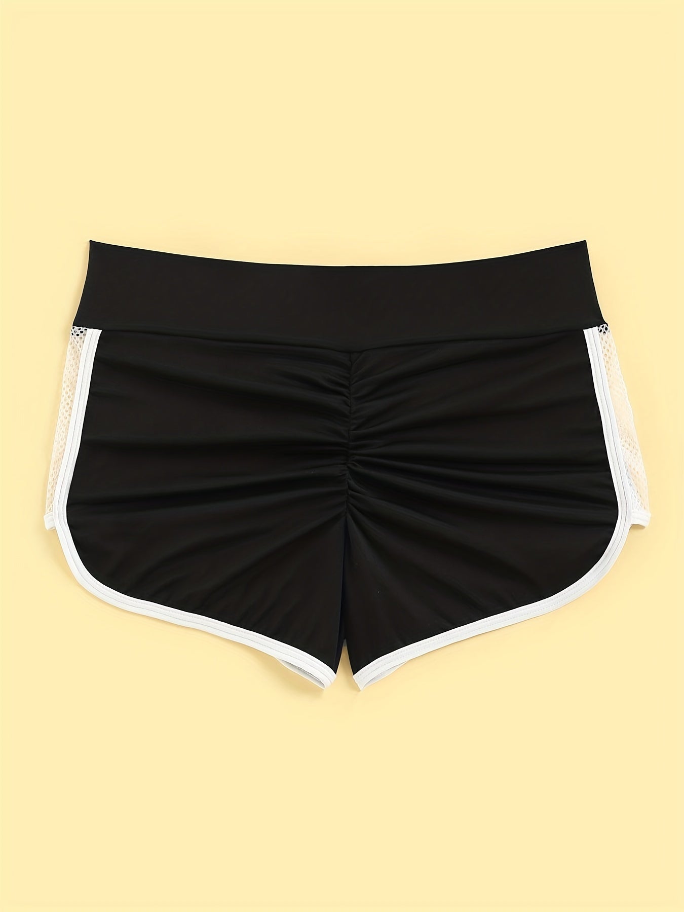 Fishnet Stitching Lounge Shorts for Women