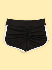 Fishnet Stitching Lounge Shorts for Women