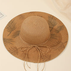 Men's Summer Big Brim Beach Sun Protection Straw Hat