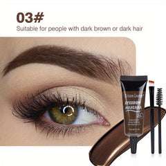 Smudge Proof Eyebrow Dye Liquid - Long Lasting Eyebrow Pomade Cream