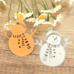 Christmas Snowman Metal Cutting Die For DIY Embossing