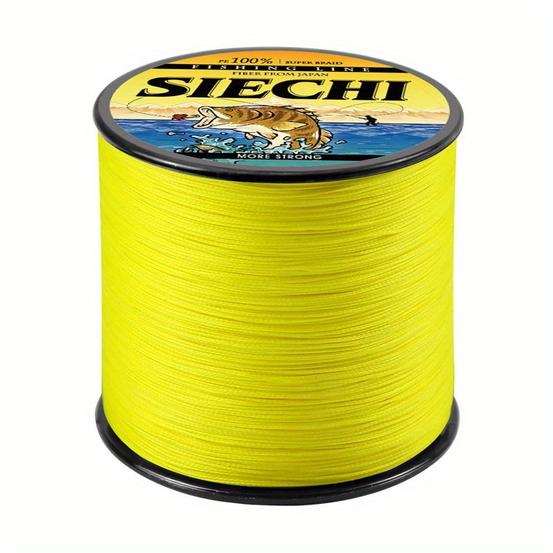 1093 6yds 4X Braided PE Fishing Line Wear & Bite Resistant Fishing Tackle