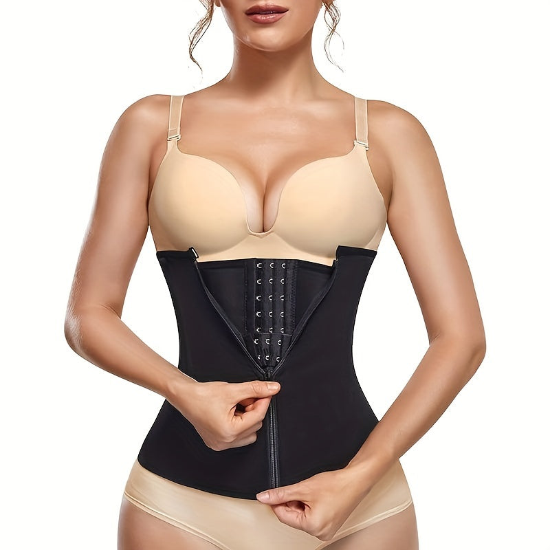 Waist Trainer Tummy Wrap Slim Zipper Girdle Belt Women's Shapewear