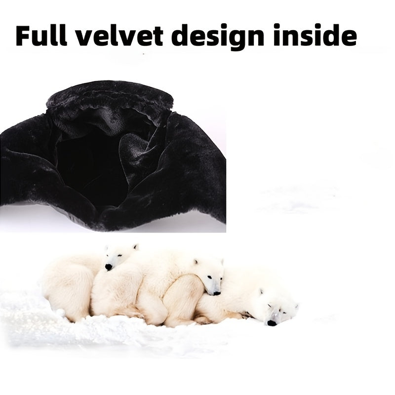 Men's Winter Hat With Mask Neck Guard Warm Cotton Hat