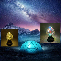 Love Light Bulb Mini Night Light for Camping Bedroom Corridor