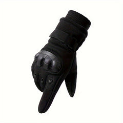 Men's Winter Velvet Thickened Gloves Outdoor Cycling Ski Gloves