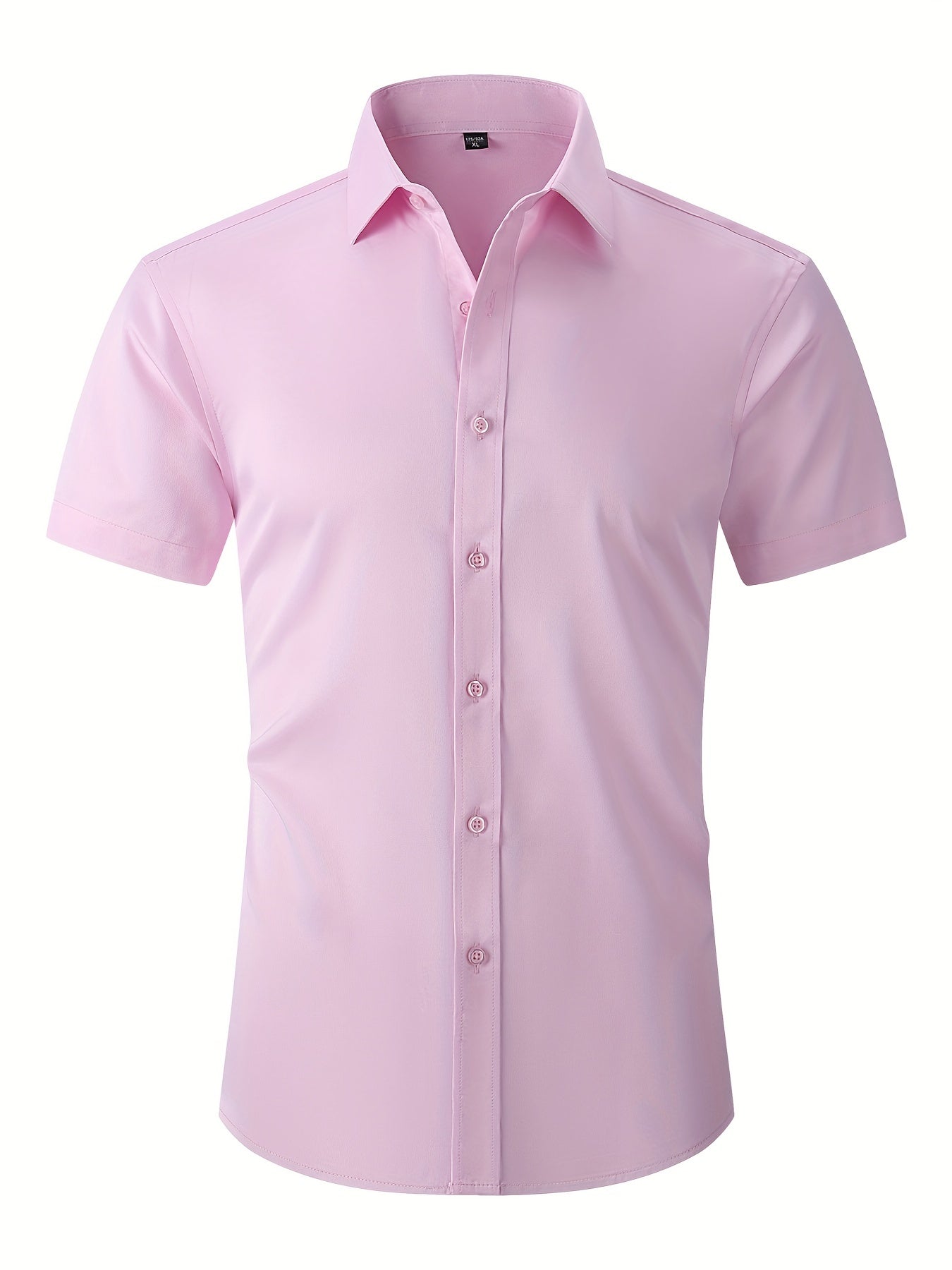 Men's Slim Formal Button Up Shirt for Business Occasion