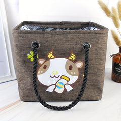 Large Capacity Waterproof Toiletry Basket Portable Storage Bag