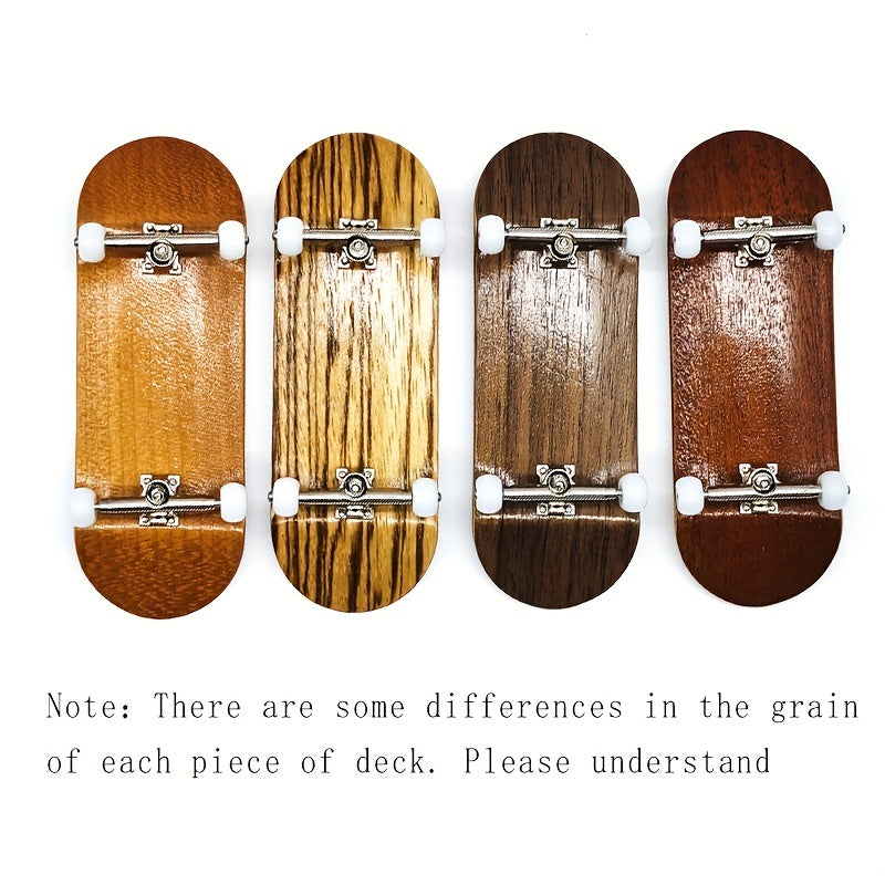 34MM Maple Wood Finger Board Skateboard Set