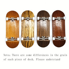 34MM Maple Wood Finger Board Skateboard Set