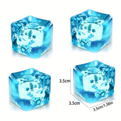 Taba Squishy Snowflake Ice Cube Squeeze Toys 3pcs