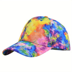 Tie Dye Sun Hat Peaked Cap Casual Baseball Cap