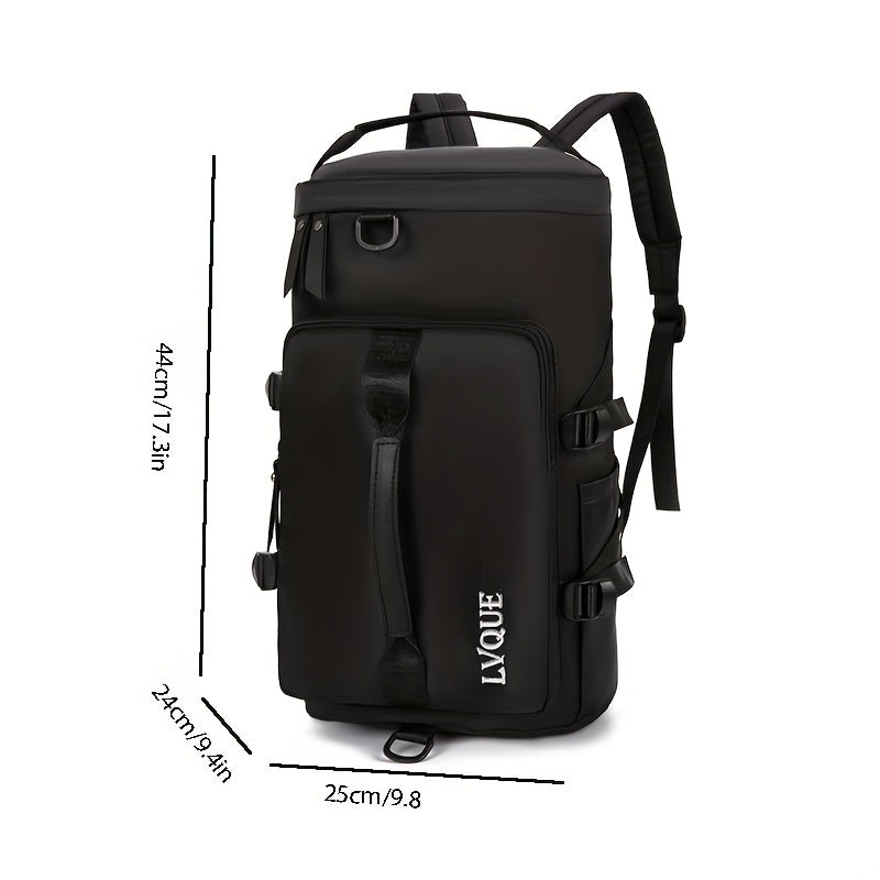 Women's Waterproof Gym Duffle Bag with Shoe Compartment