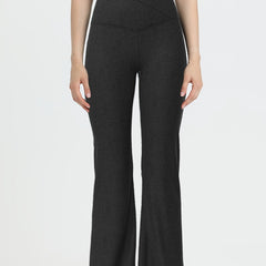 High Waist Yoga Pants Butt Lifting Flared Fitness Trouser
