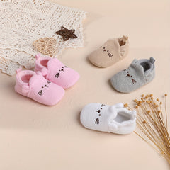 Baby Girls Cartoon Warm House Shoes Non Slip Soft Bottom Indoor Winter