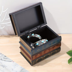 Retro Wooden Storage Box Handicraft Decor
