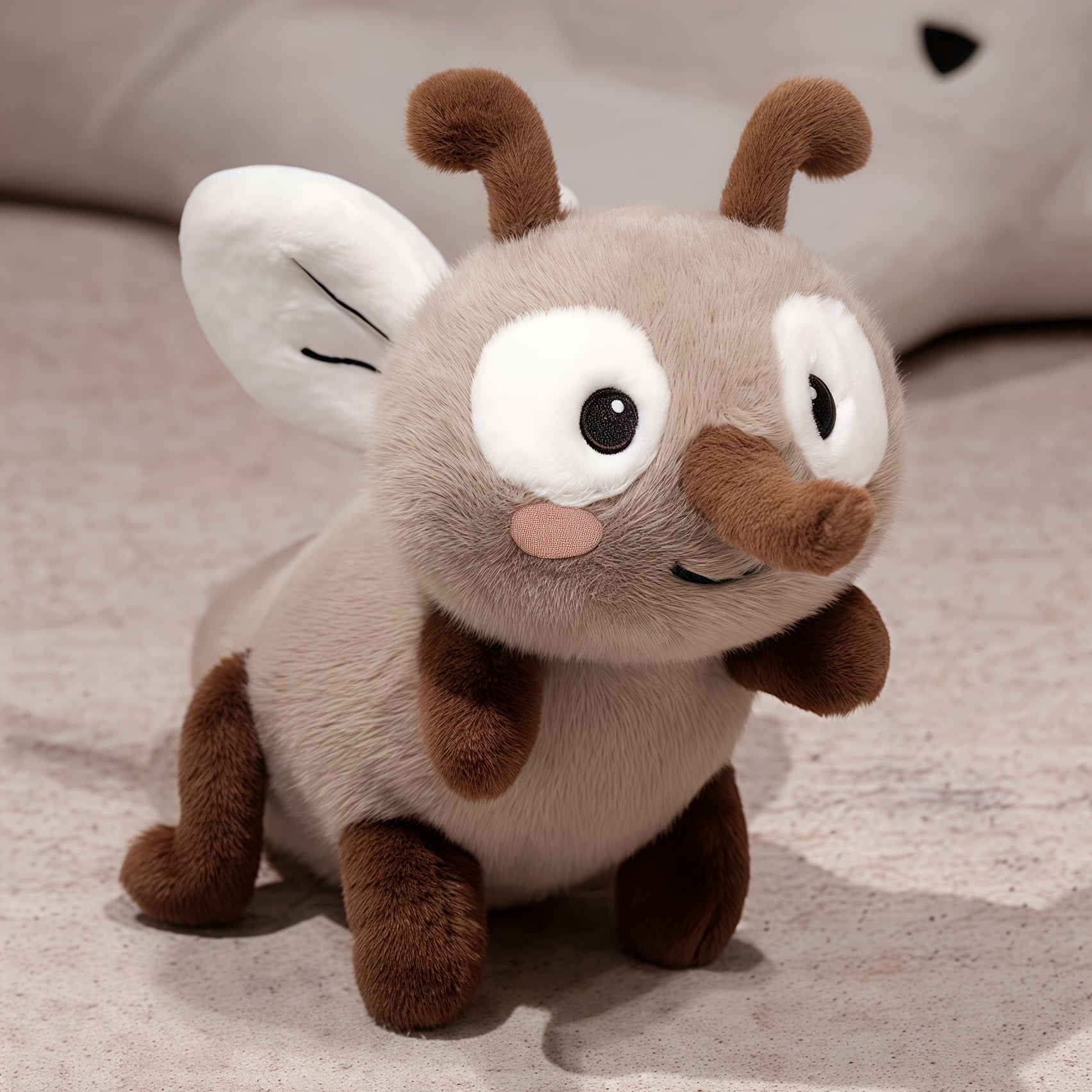 Plush Mosquito Kitten Toy Cartoon with Wings - Perfect Gift for Kids