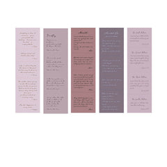 Note Paper Poetry's Tearable Journal Decorative Material Paper 5 Sheets