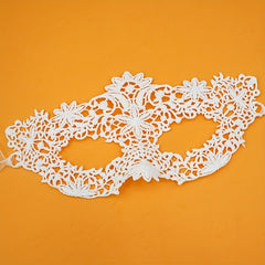 Halloween Double Gauze Lace Six petal Mask