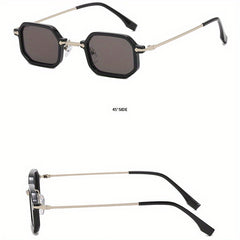 Men Retro Sunglasses UV Protection with Glasses Case