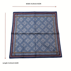 3pcs Men's Handkerchief Soft Absorbent Business Suit Towel