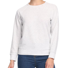 Women's Long Sleeve Fleece Sweatshirt Workout Top