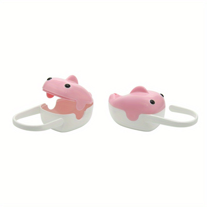 Cartoon Whale Pacifier Holder with Dustproof Box