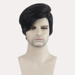 Men's Short Curly Hair Daily Dressing Wig