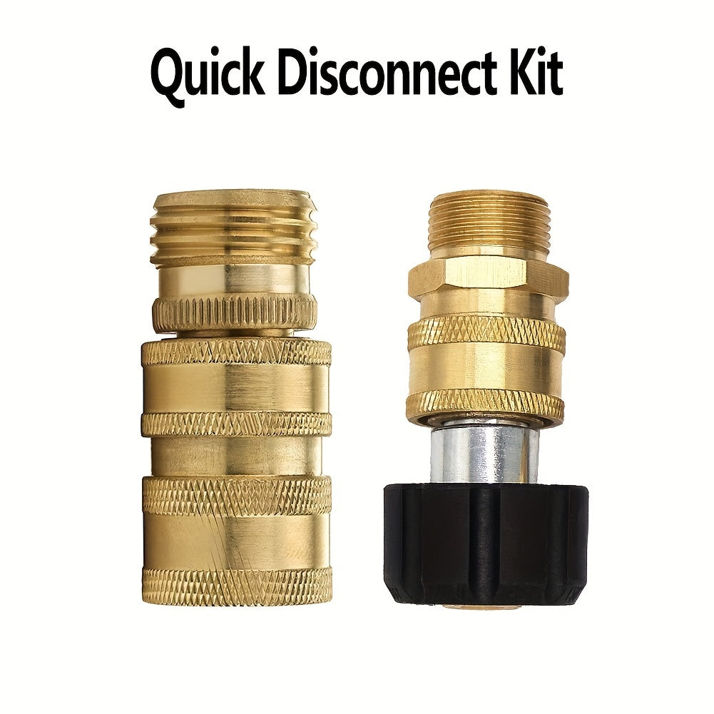 Pressure Washer Adapter Set M22 Swivel To 7 62 20 Quick Connect