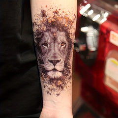 Lion Pattern Waterproof Temporary Tattoo Sticker