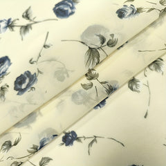 1yd Chiffon Fabric DIY Clothing Pants Dress Fabric Cutting Size