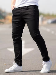 Men's Straight Jeans for Spring and Autumn